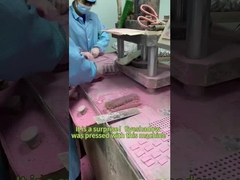 কম্প্যাক্টিং পাউডার উত্পাদন লাইন সেমি অটো 5-15 সেকেন্ড / ছাঁচ